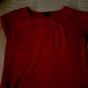 Express red blouse